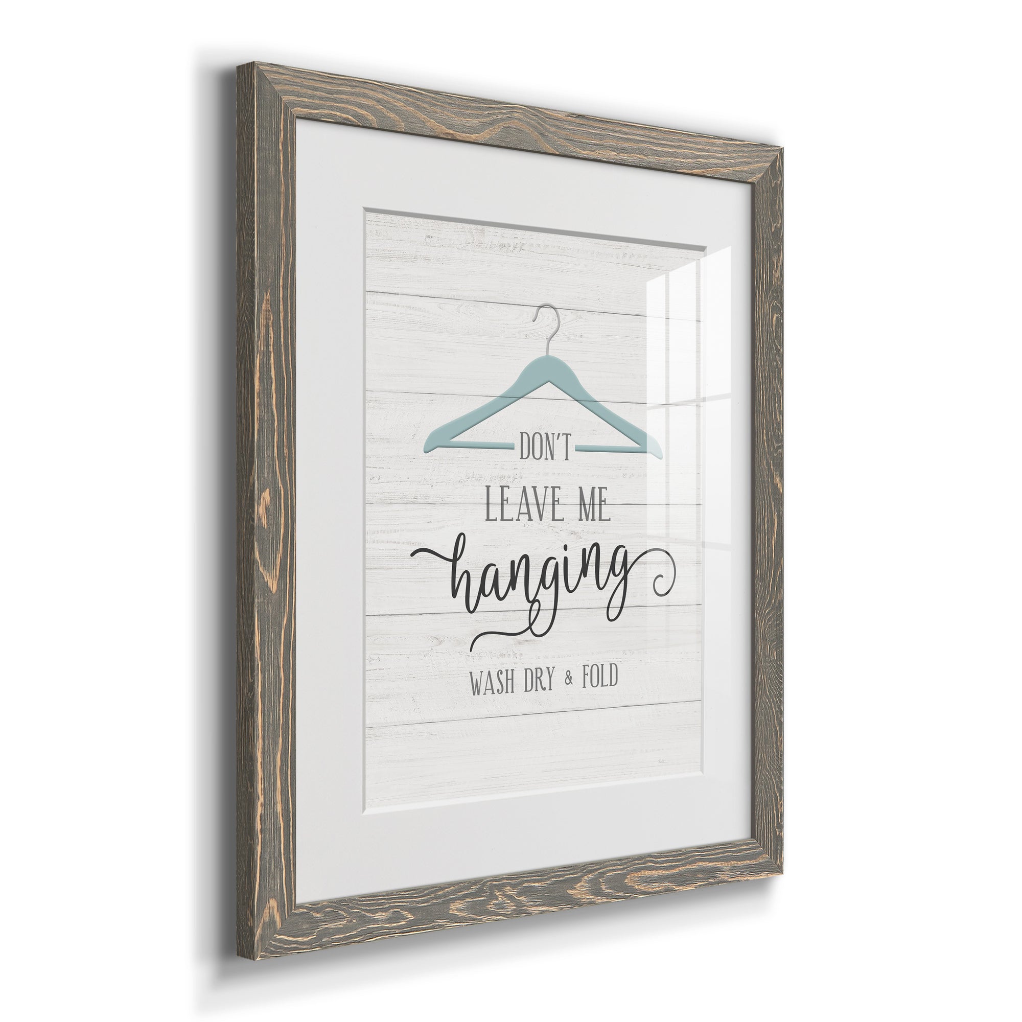 Don't Leave - Premium Framed Print - Distressed Barnwood Frame - Ready to Hang