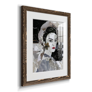 Runway Pause - Barnwood Framed Art Print