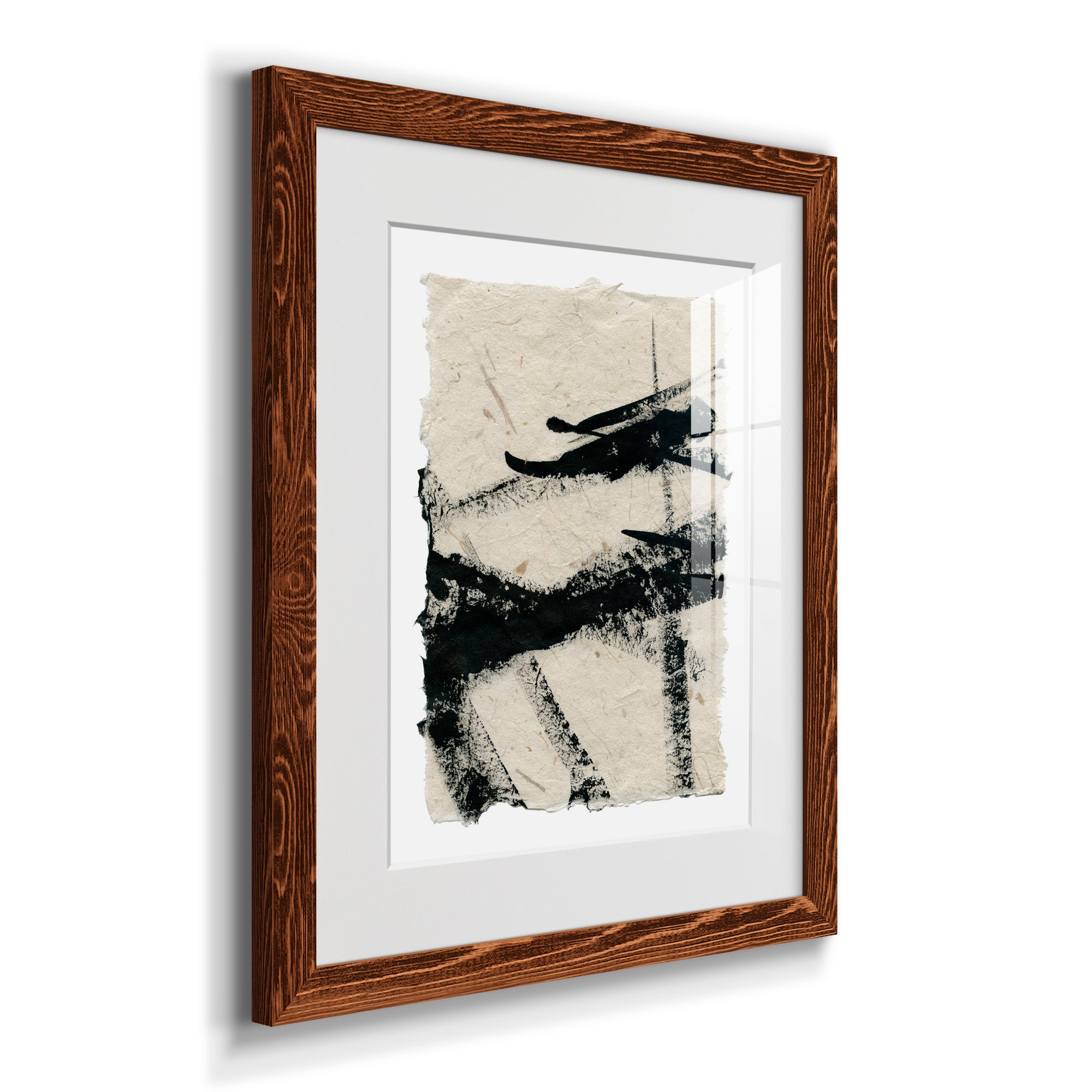 Lines Crossed II - Premium Framed Print - Distressed Barnwood Frame - Ready to Hang