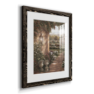 Evening in the Conservatory - Barnwood Framed Art Print