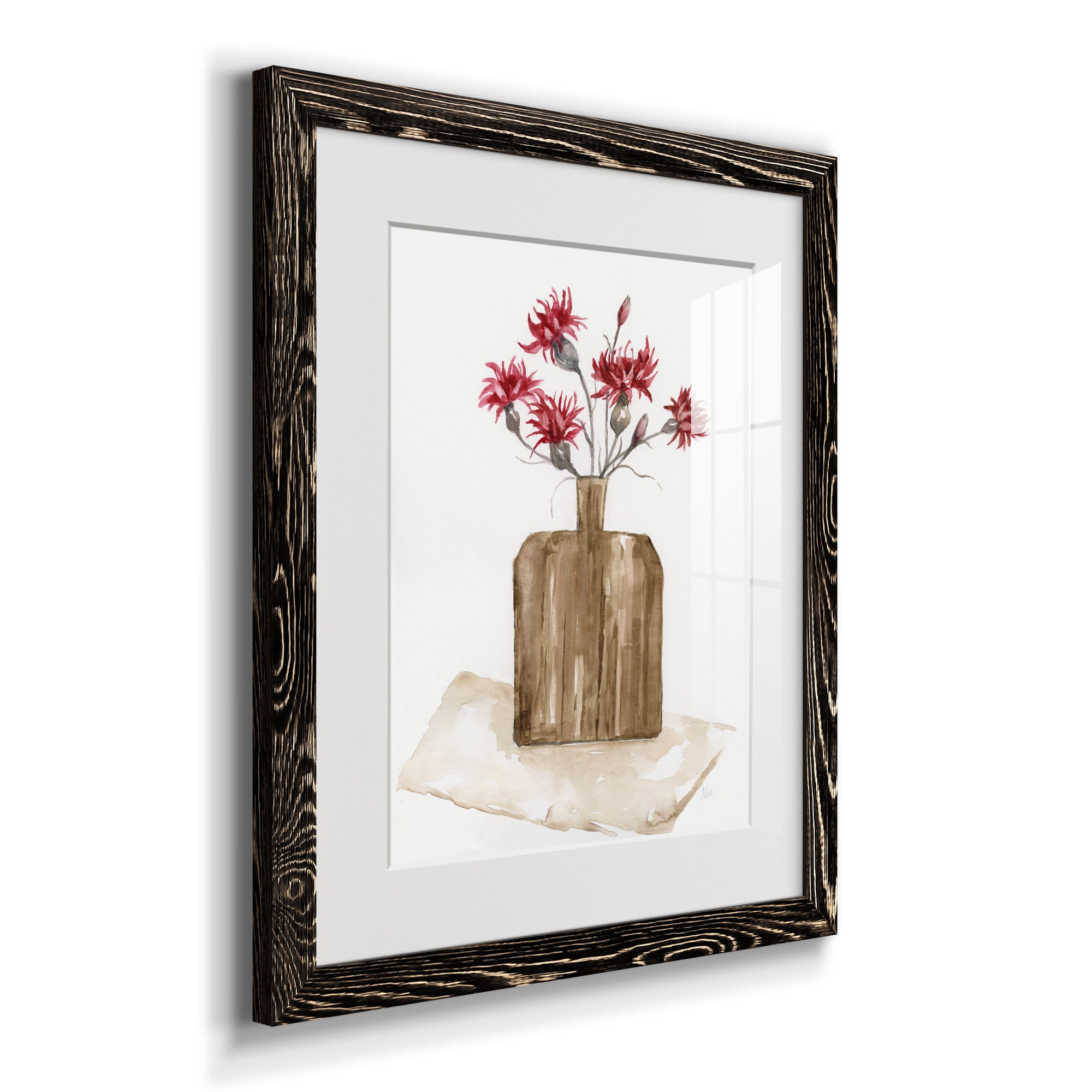 Simply Country I - Barnwood Framed Art Print