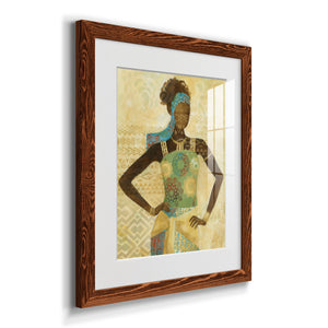 Tribal Vision I - Barnwood Framed Art Print