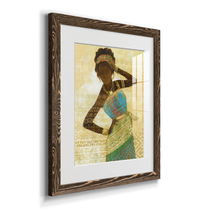 Tribal Vision II - Barnwood Framed Art Print