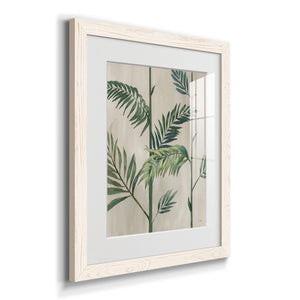 Modern Fronds II - Barnwood Framed Art Print