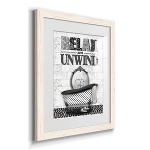 Relax and Unwind - Barnwood Framed Art Print