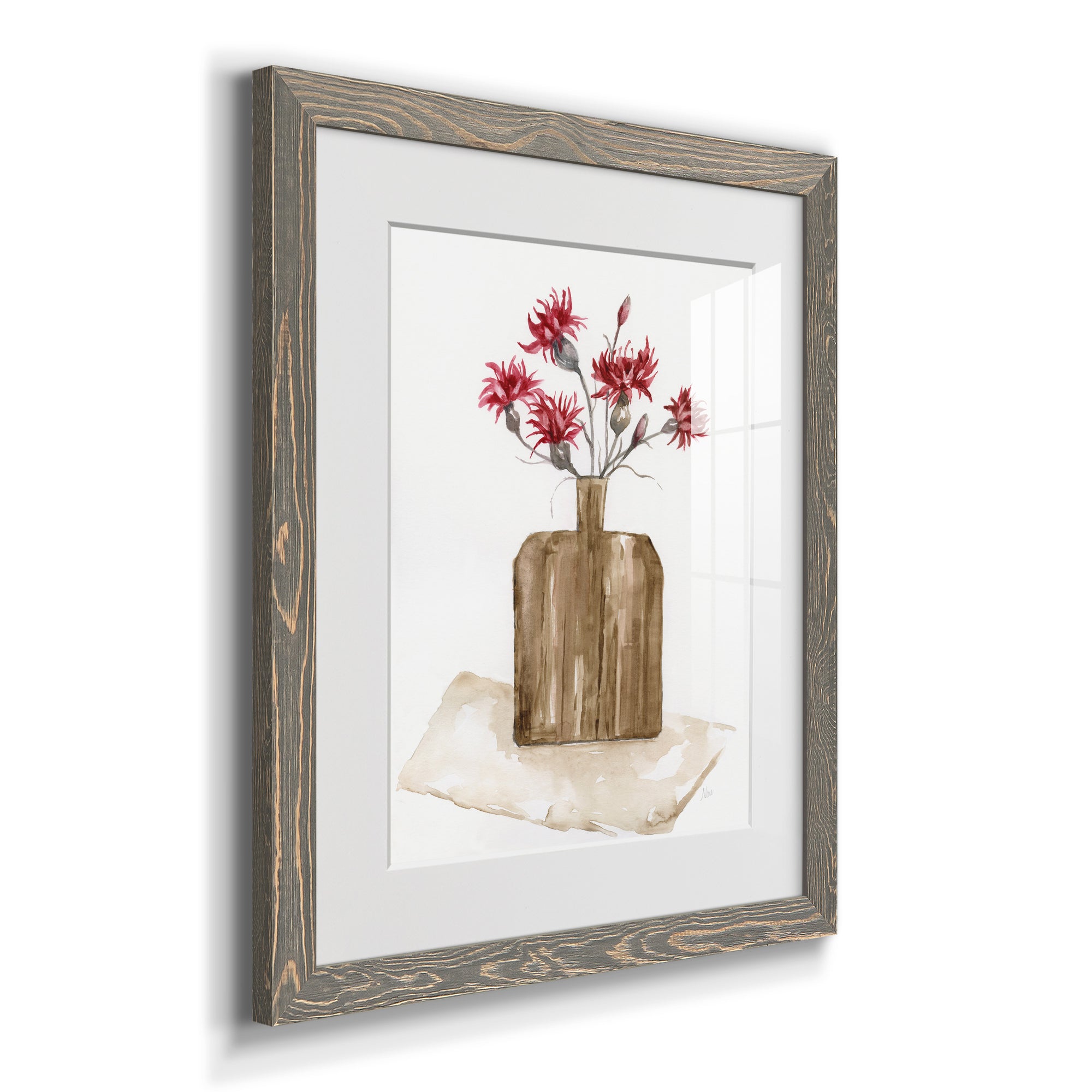 Simply Country I - Barnwood Framed Art Print