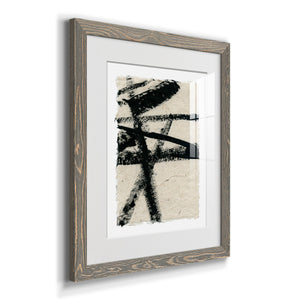 Lines Crossed III - Premium Framed Print - Distressed Barnwood Frame - Ready to Hang