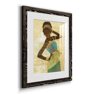 Tribal Vision II - Barnwood Framed Art Print