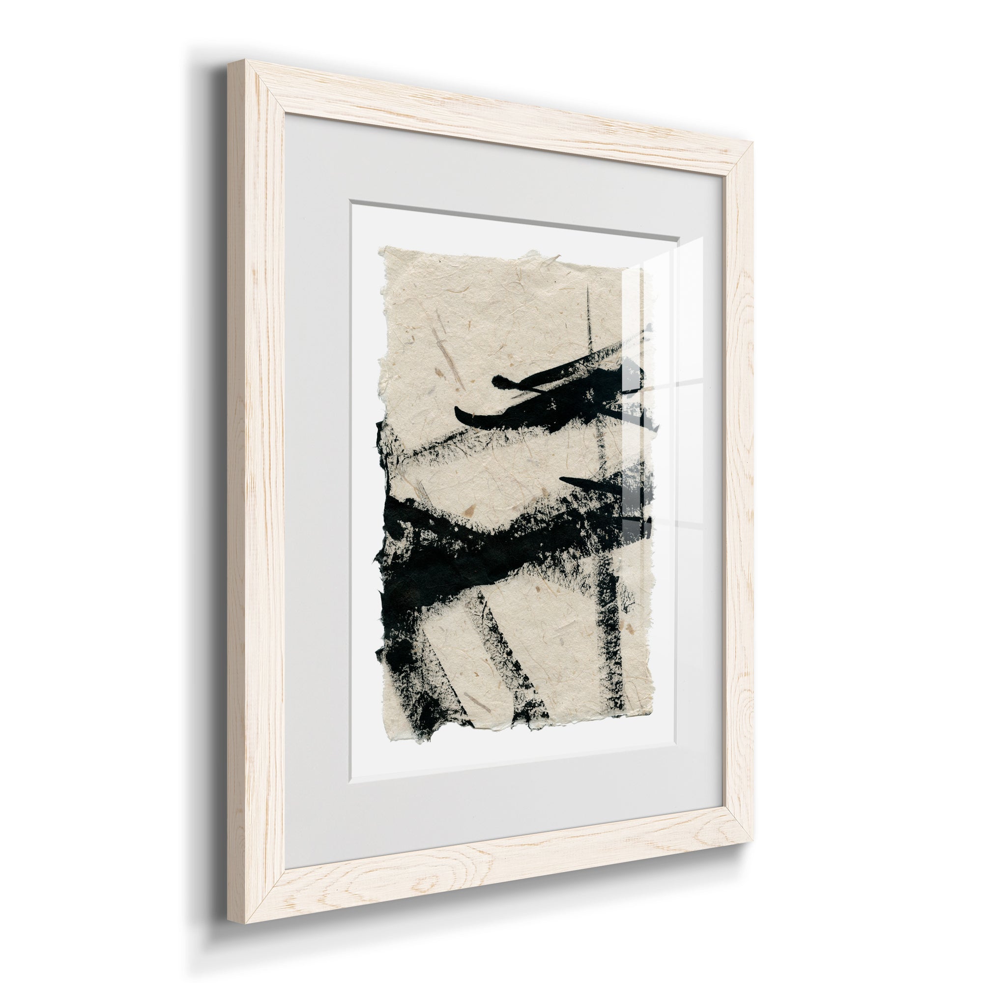 Lines Crossed II - Premium Framed Print - Distressed Barnwood Frame - Ready to Hang