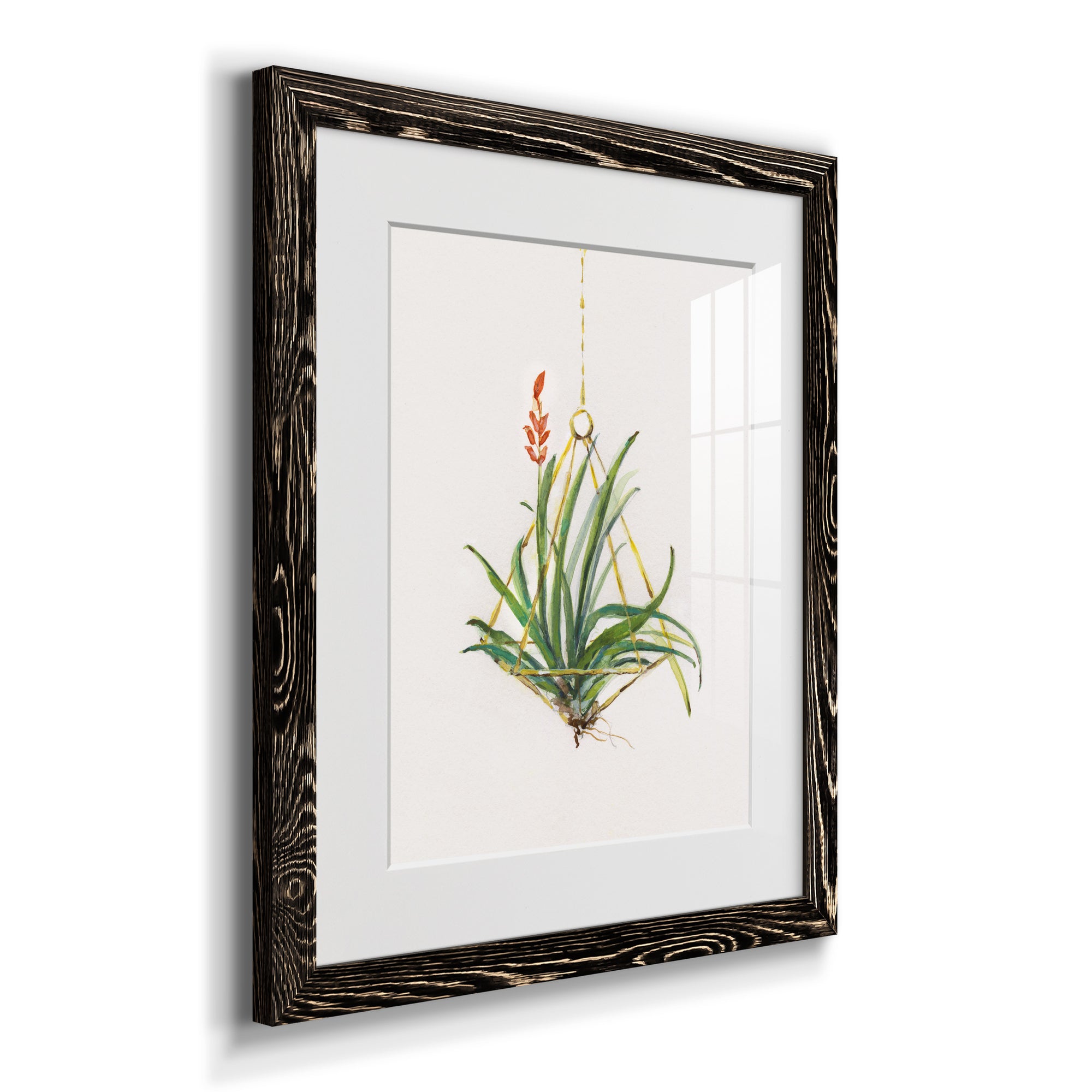 Gardenaire I - Barnwood Framed Art Print