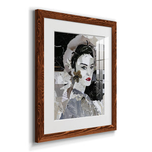 Runway Pause - Barnwood Framed Art Print