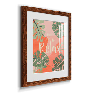 Take Time - Premium Framed Print - Distressed Barnwood Frame - Ready to Hang