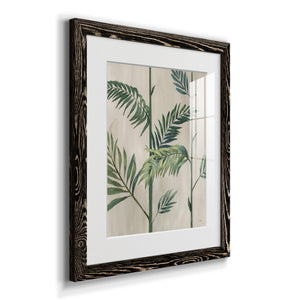 Modern Fronds II - Barnwood Framed Art Print