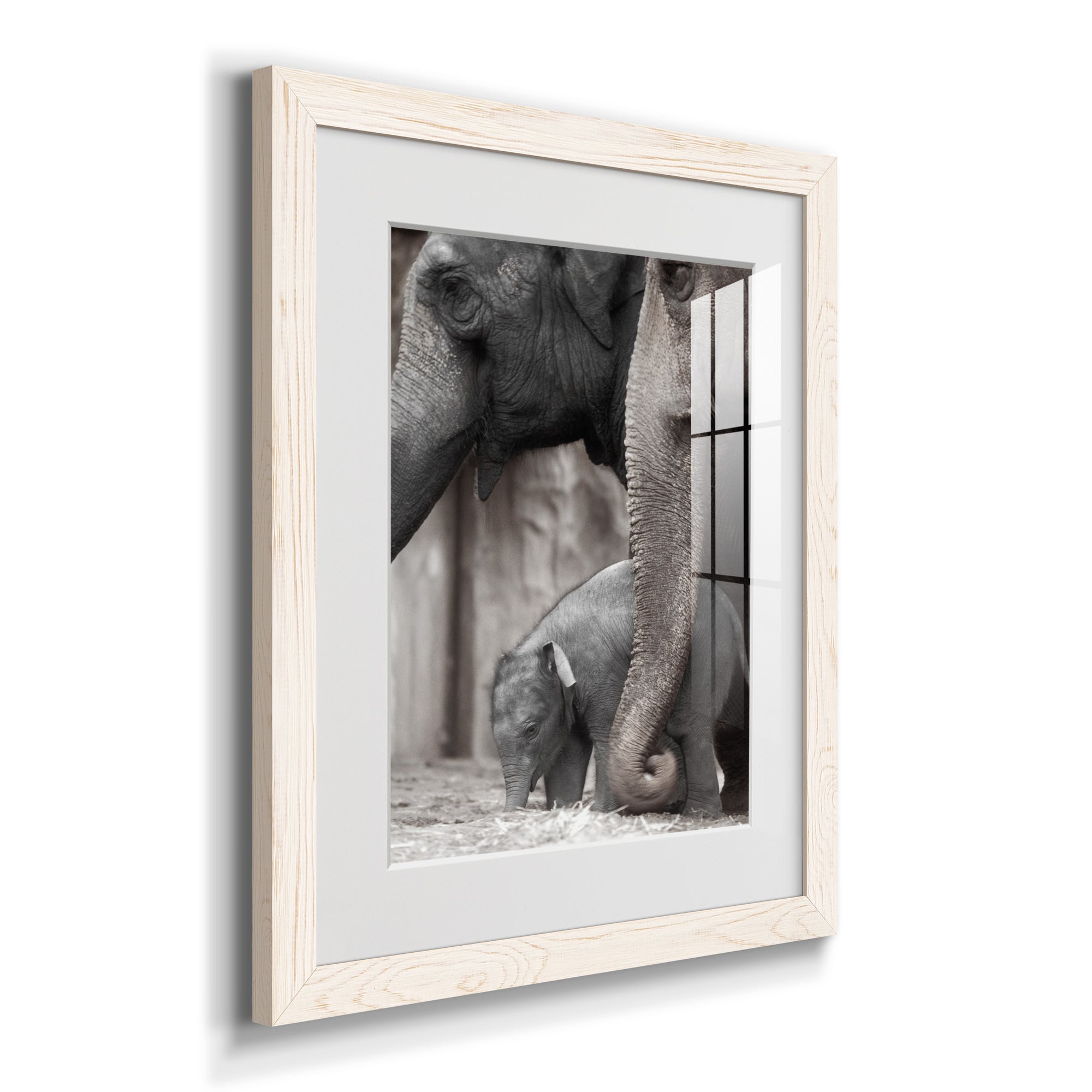 Family Moment - Barnwood Framed Art Print