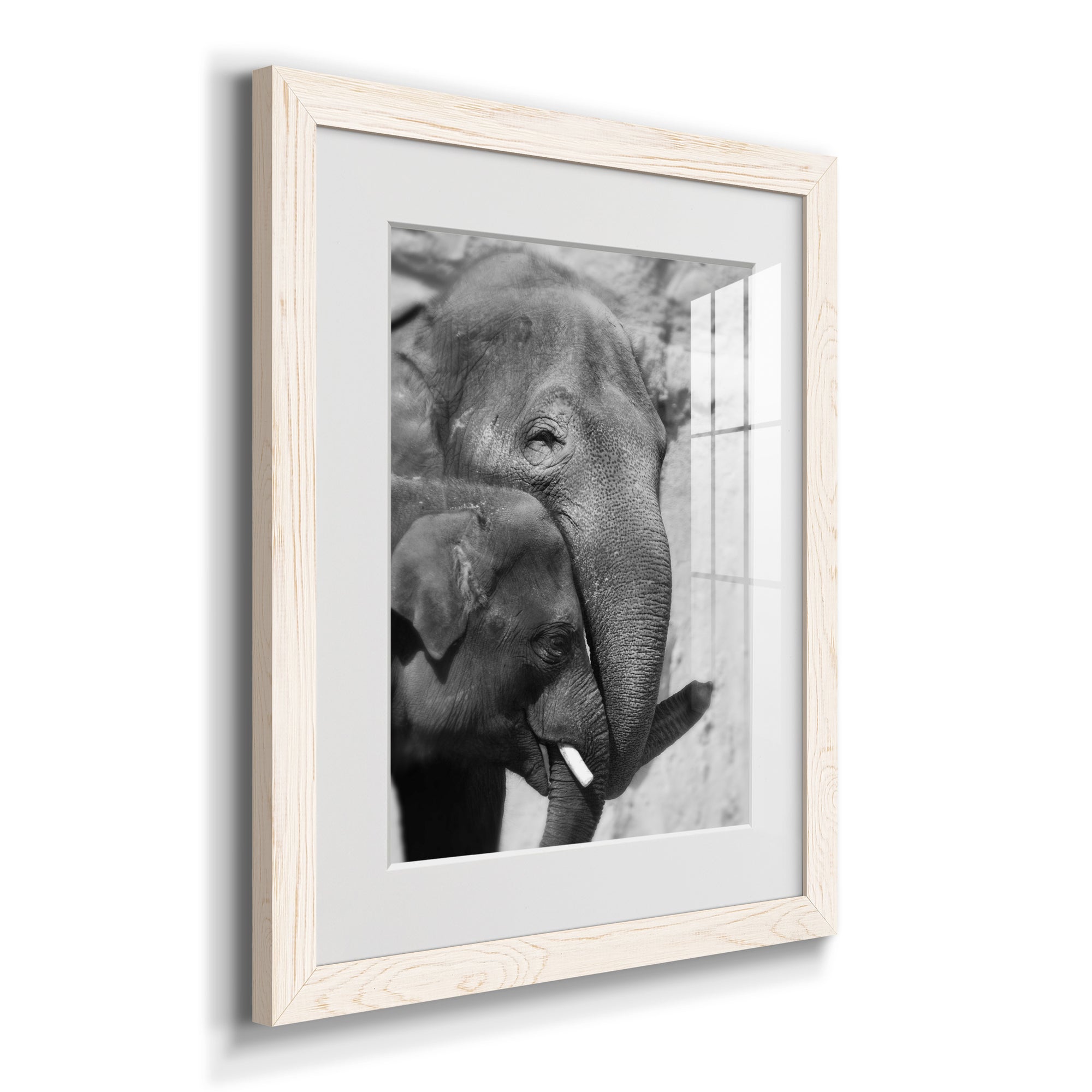 Tender Moment - Barnwood Framed Art Print