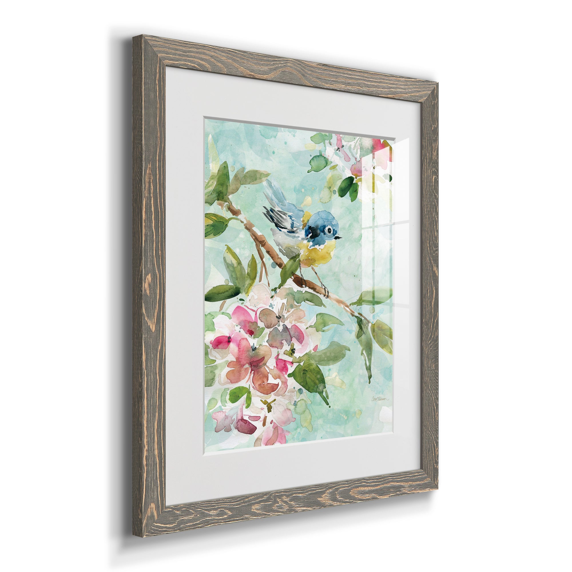 Asbury Garden Song I - Premium Framed Print - Distressed Barnwood Frame - Ready to Hang
