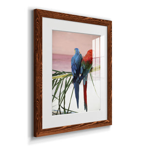 Palm Parrots - Barnwood