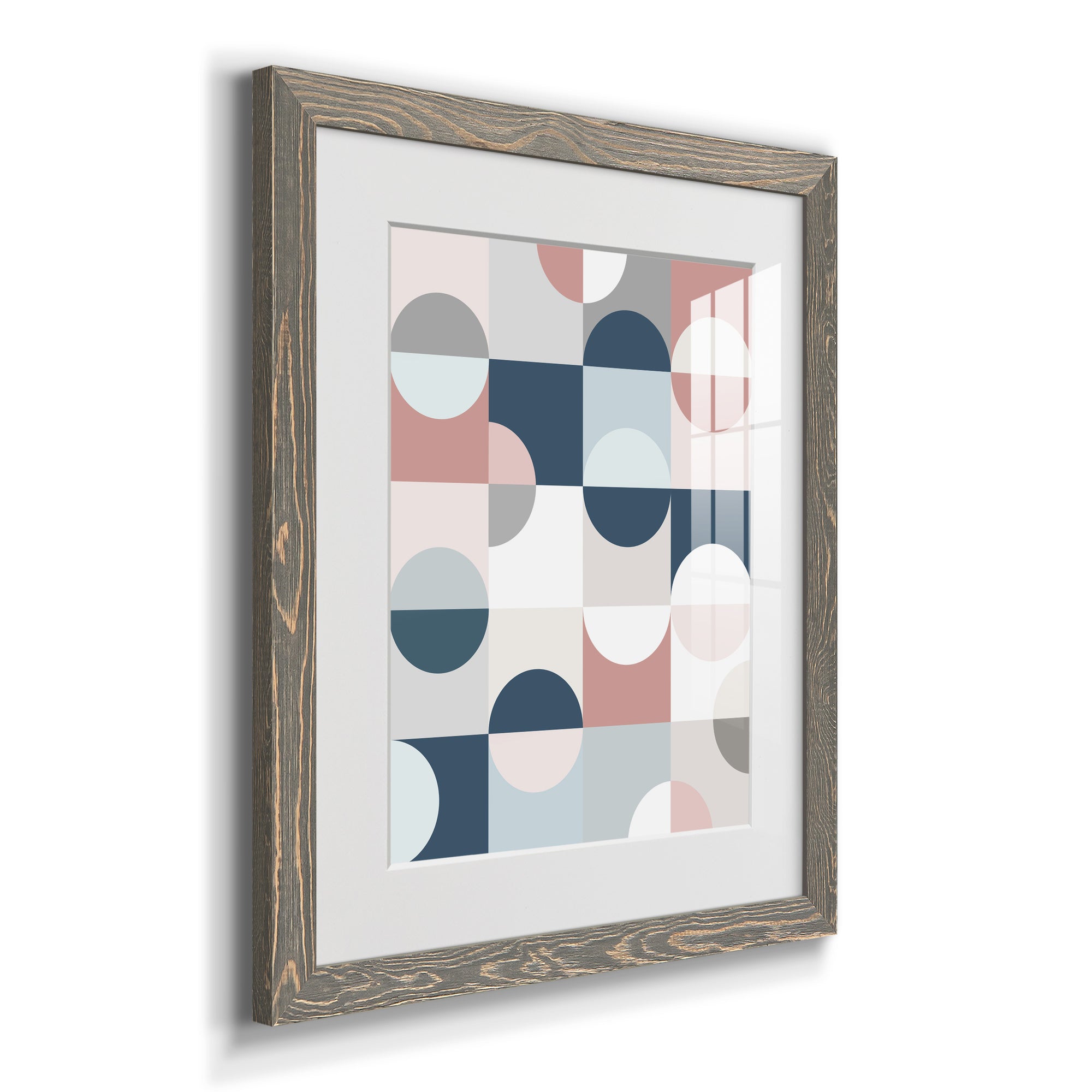 Modern Reflection - Barnwood Framed Art Print