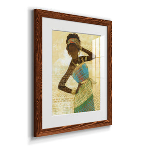 Tribal Vision II - Barnwood Framed Art Print
