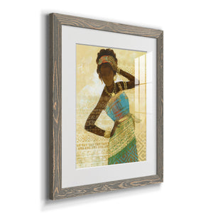 Tribal Vision II - Barnwood Framed Art Print