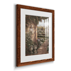 Evening in the Conservatory - Barnwood Framed Art Print