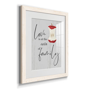 Core of Family - Premium Framed Print - Distressed Barnwood Frame - Ready to Hang