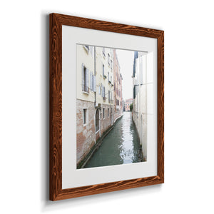 Venice Canal II - Premium Framed Print - Distressed Barnwood Frame - Ready to Hang