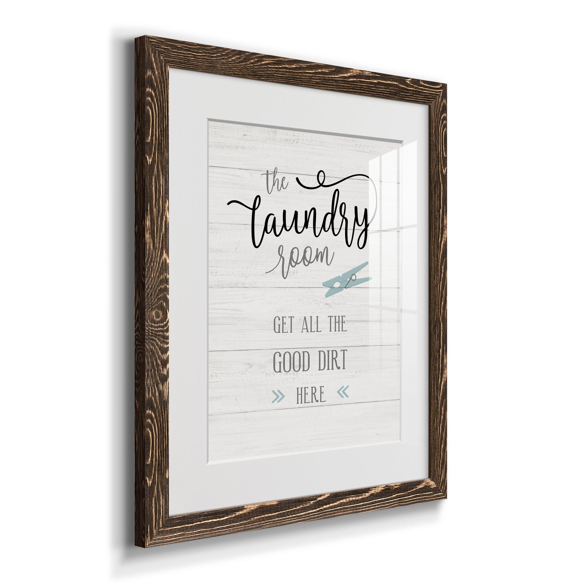 Good Dirt - Premium Framed Print - Distressed Barnwood Frame - Ready to Hang