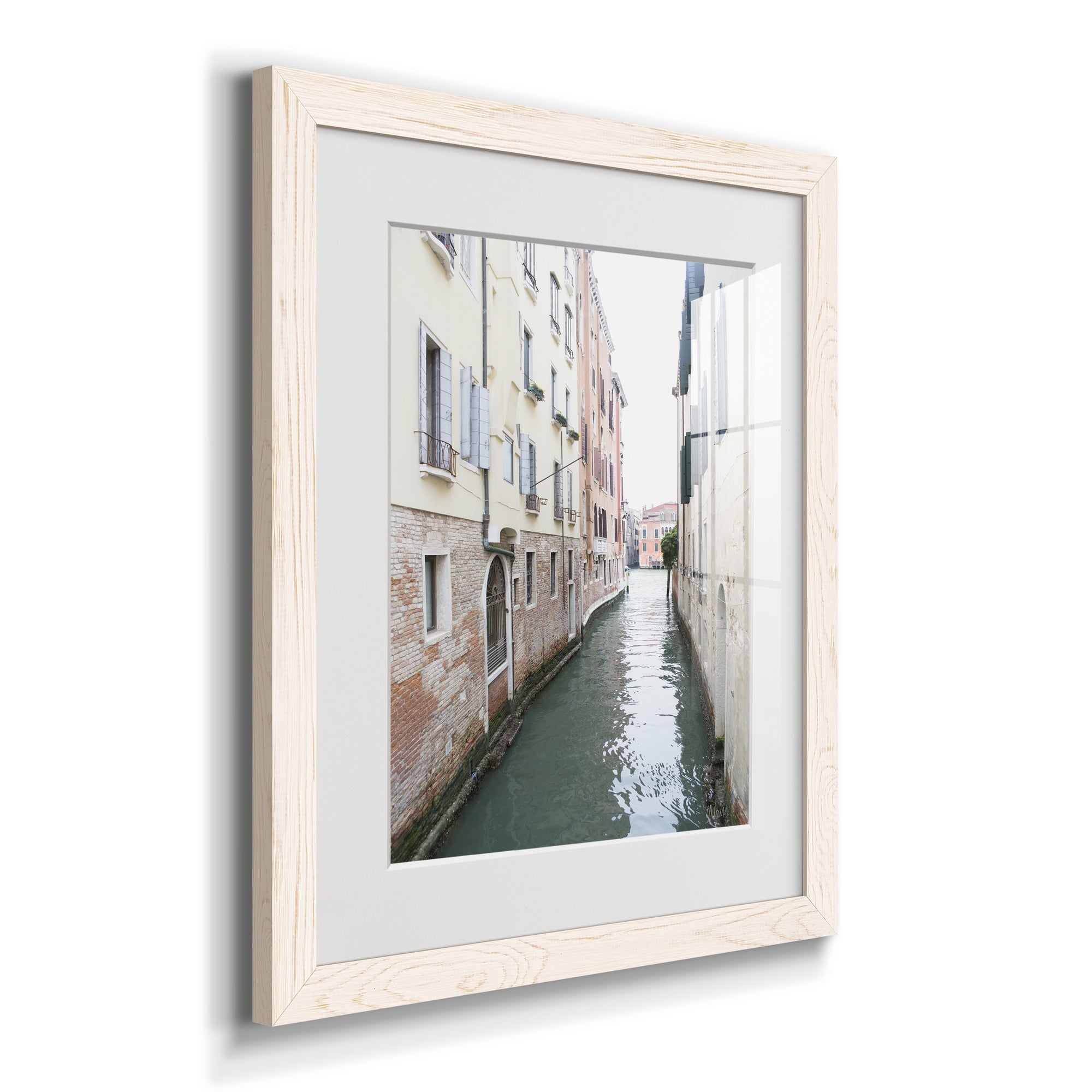Venice Canal II - Premium Framed Print - Distressed Barnwood Frame - Ready to Hang