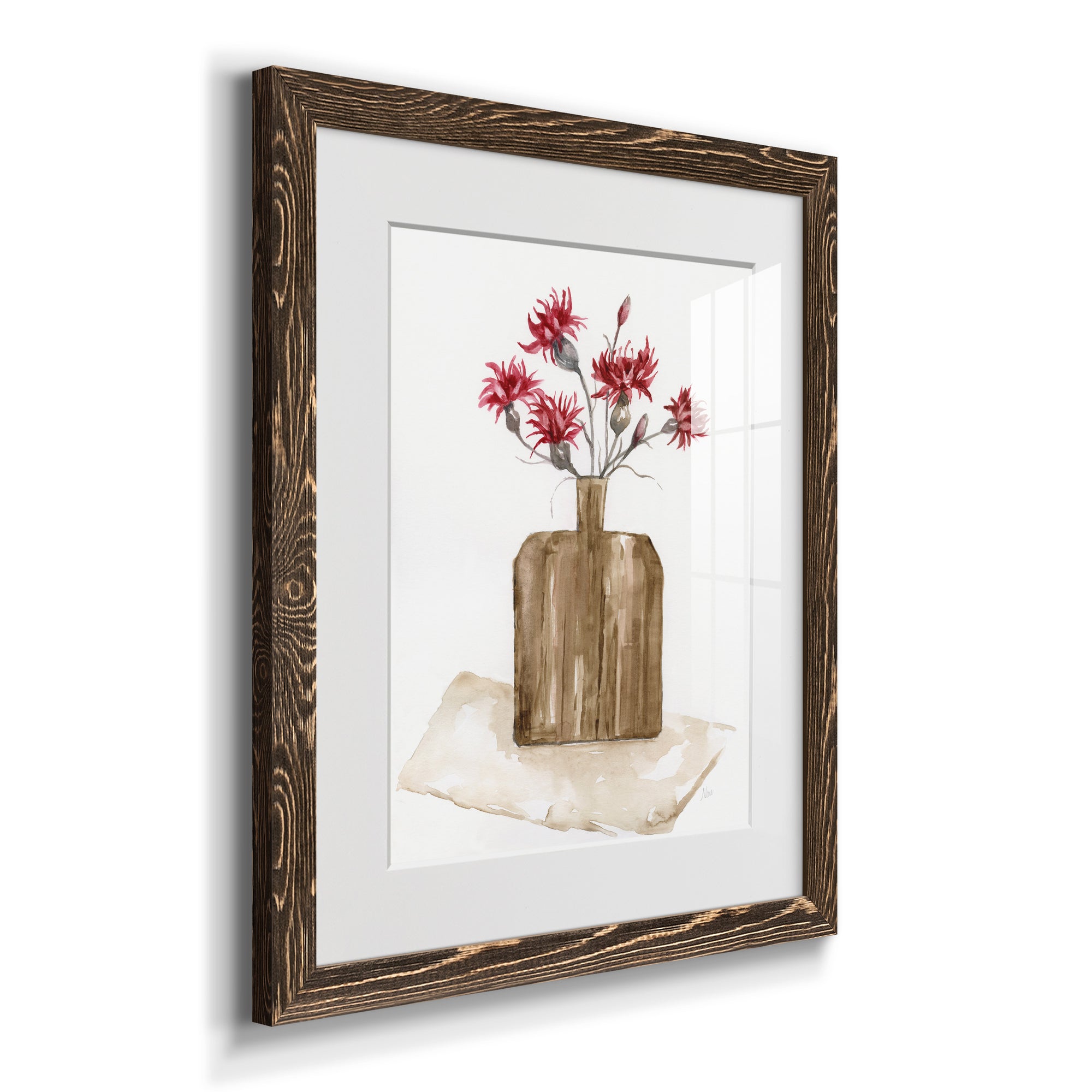 Simply Country I - Barnwood Framed Art Print