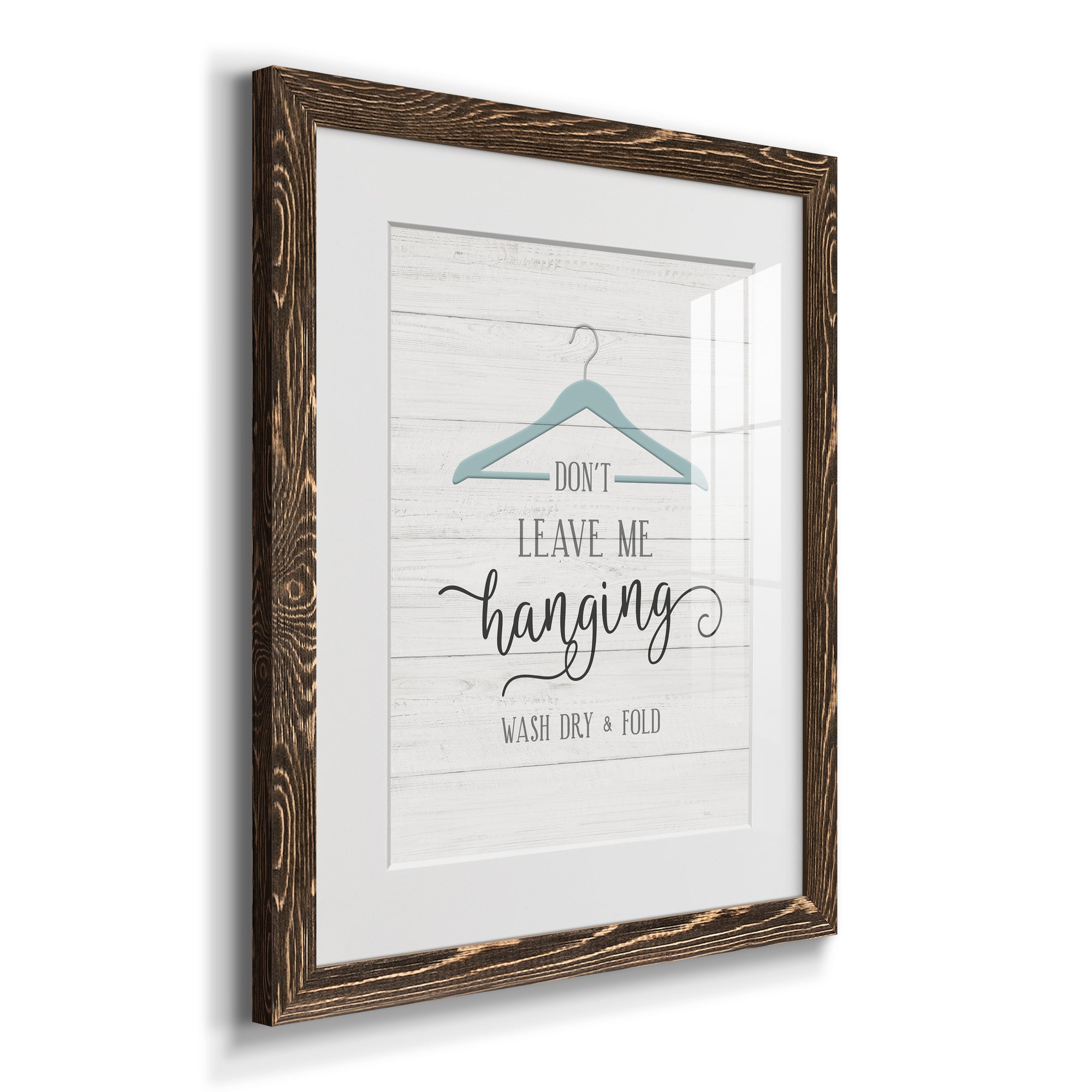 Don't Leave - Premium Framed Print - Distressed Barnwood Frame - Ready to Hang