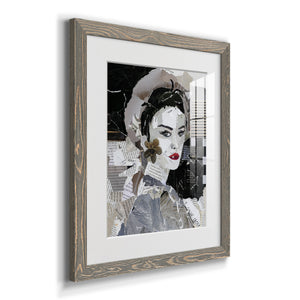 Runway Pause - Barnwood Framed Art Print