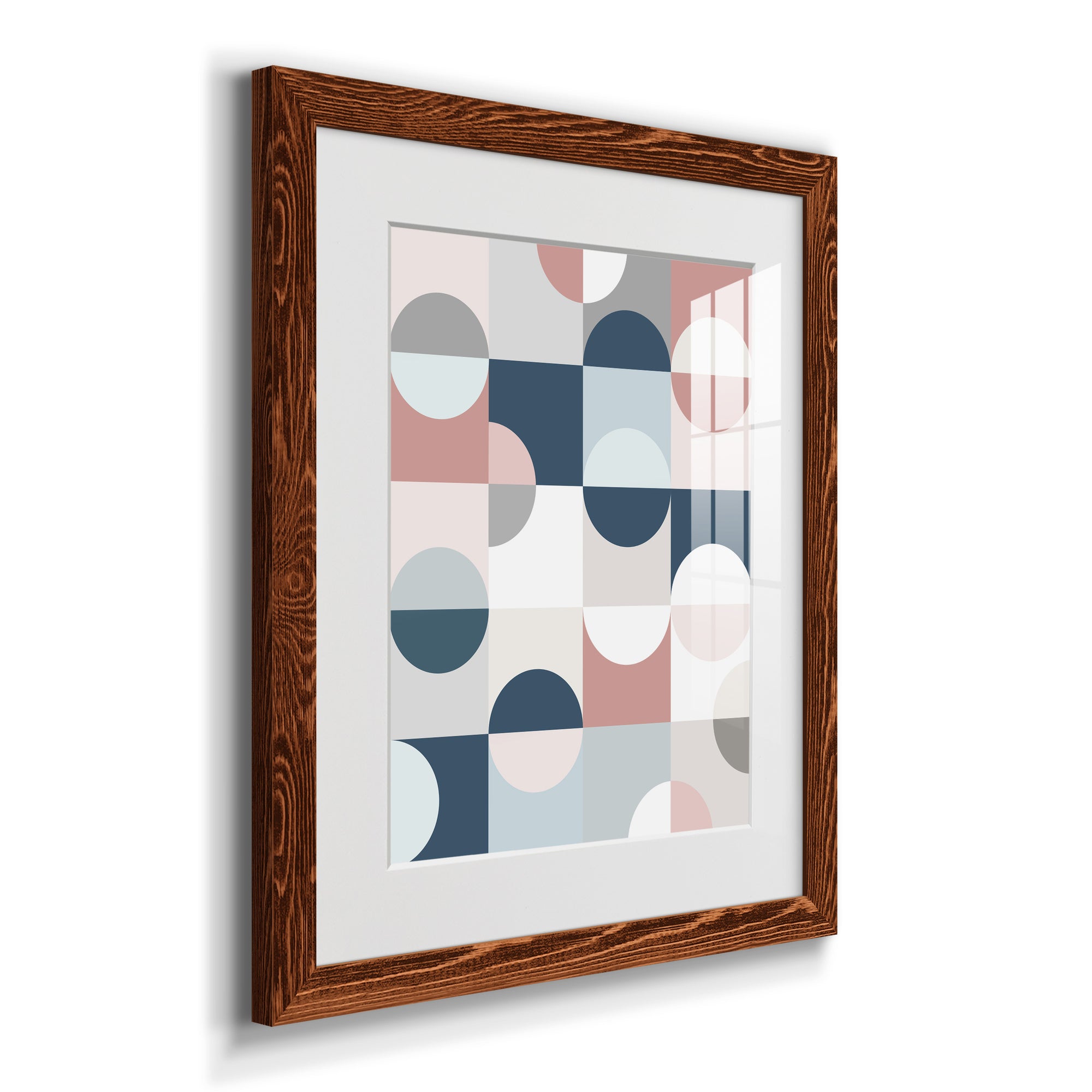 Modern Reflection - Barnwood Framed Art Print