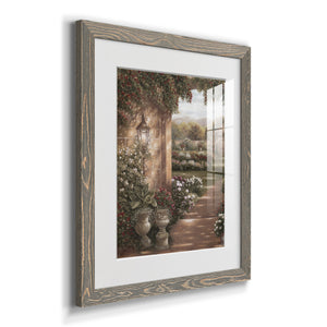 Evening in the Conservatory - Barnwood Framed Art Print