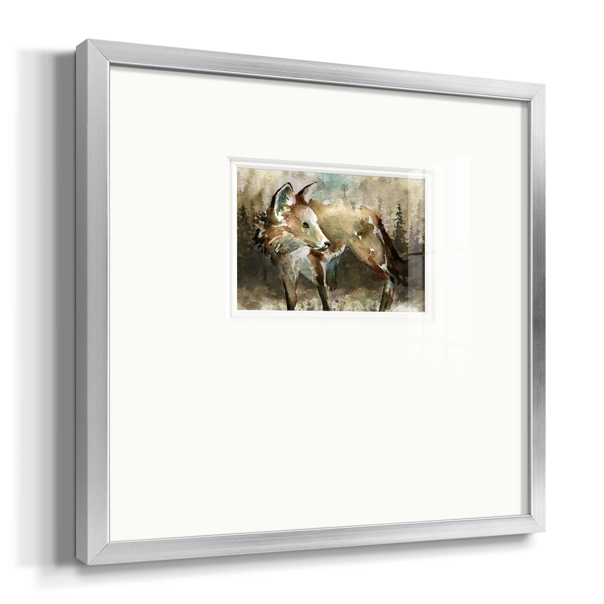 Lodge Twilight I Premium Framed Print Double Matboard