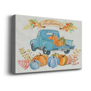 Happy Autumn Premium Gallery Wrapped Canvas - Ready to Hang