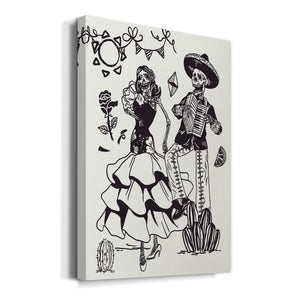 Day of the Dead Parade III Premium Gallery Wrapped Canvas - Ready to Hang