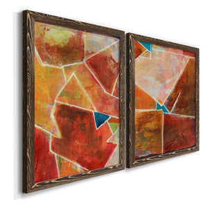 Primary Connection VII - Barnwood Framed Canvas Set
