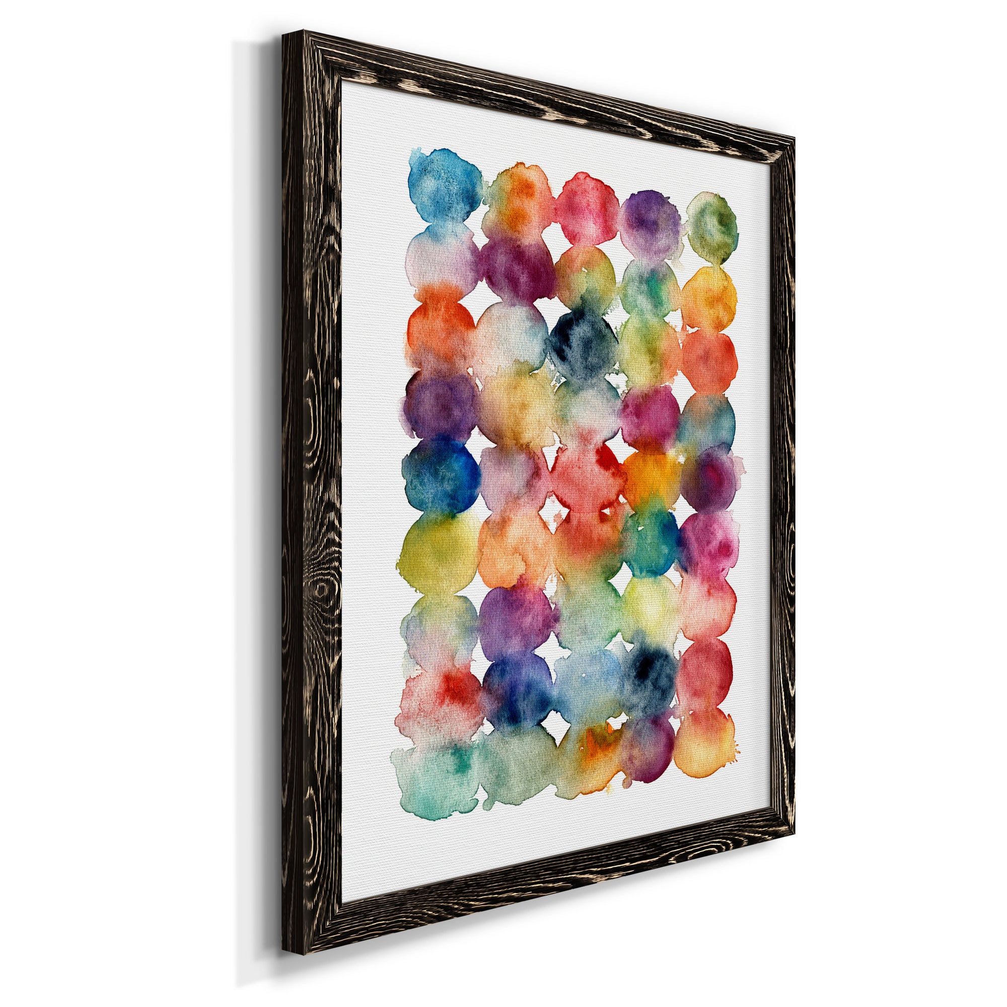 Spectrum Side by Side - Premium Canvas Framed in Barnwood - Ready to Hang