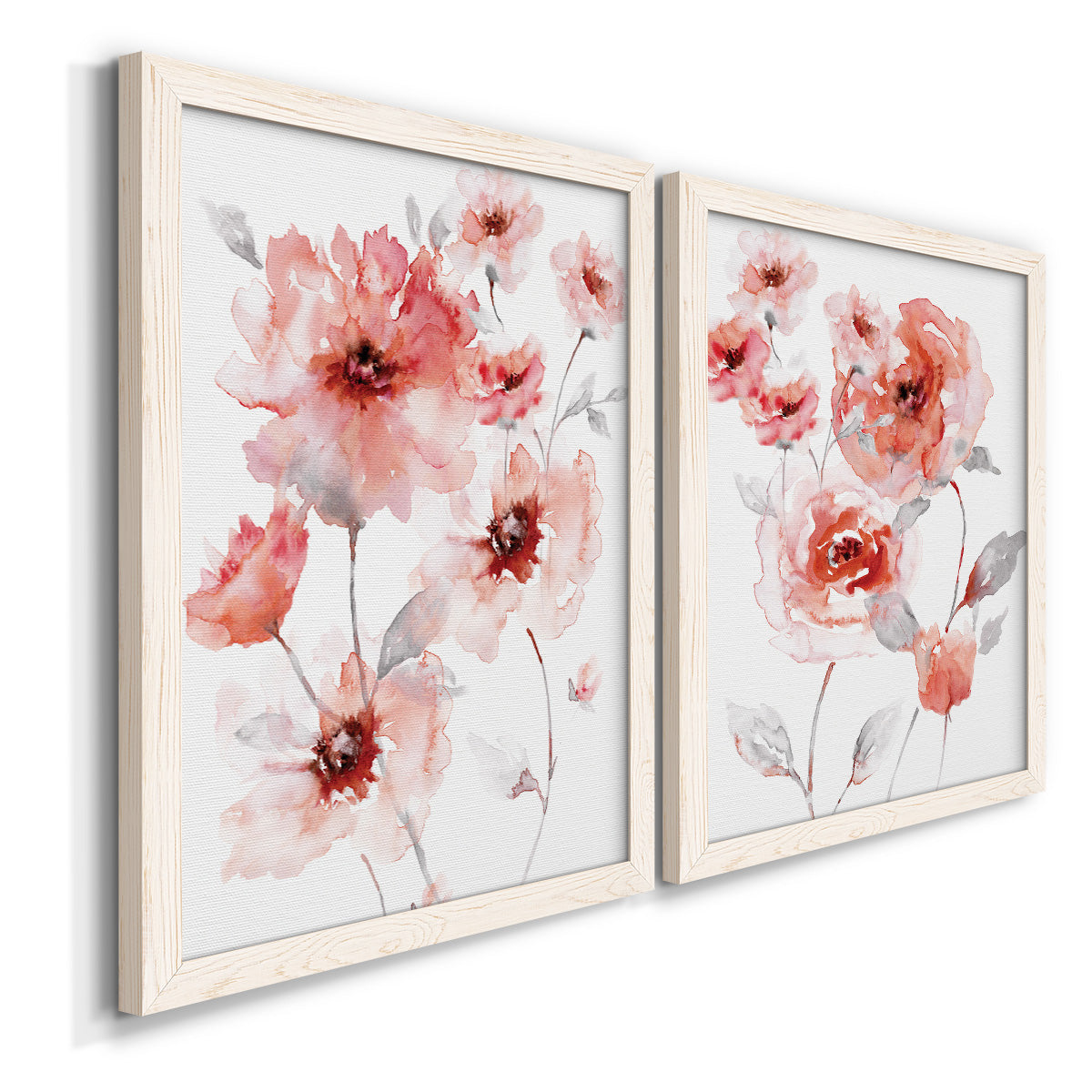 Translucent Blush I - Premium Framed Canvas 2 Piece Set - Ready to Hang