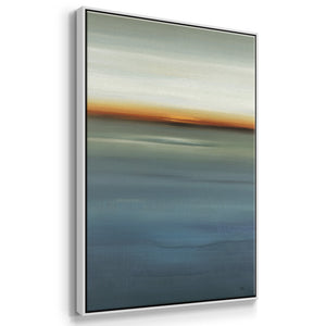 Beside the Blue I - Framed Premium Gallery Wrapped Canvas L Frame - Ready to Hang