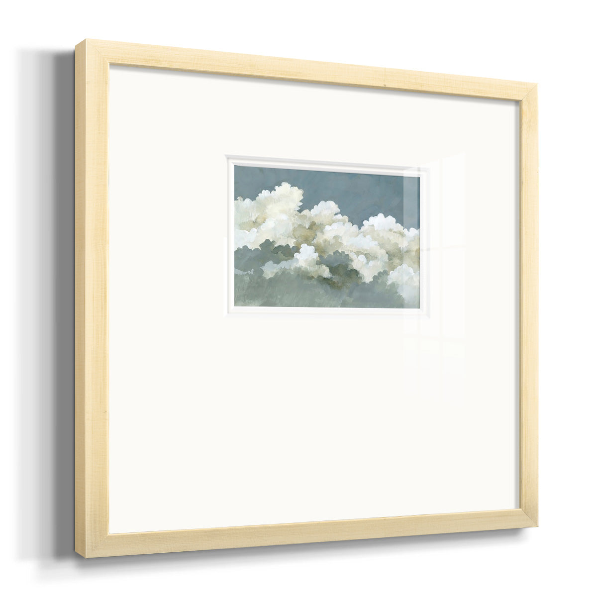 Big Clouds III Premium Framed Print Double Matboard