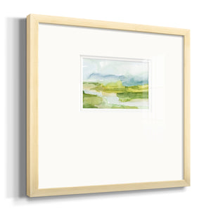 Watery Lowlands I Premium Framed Print Double Matboard