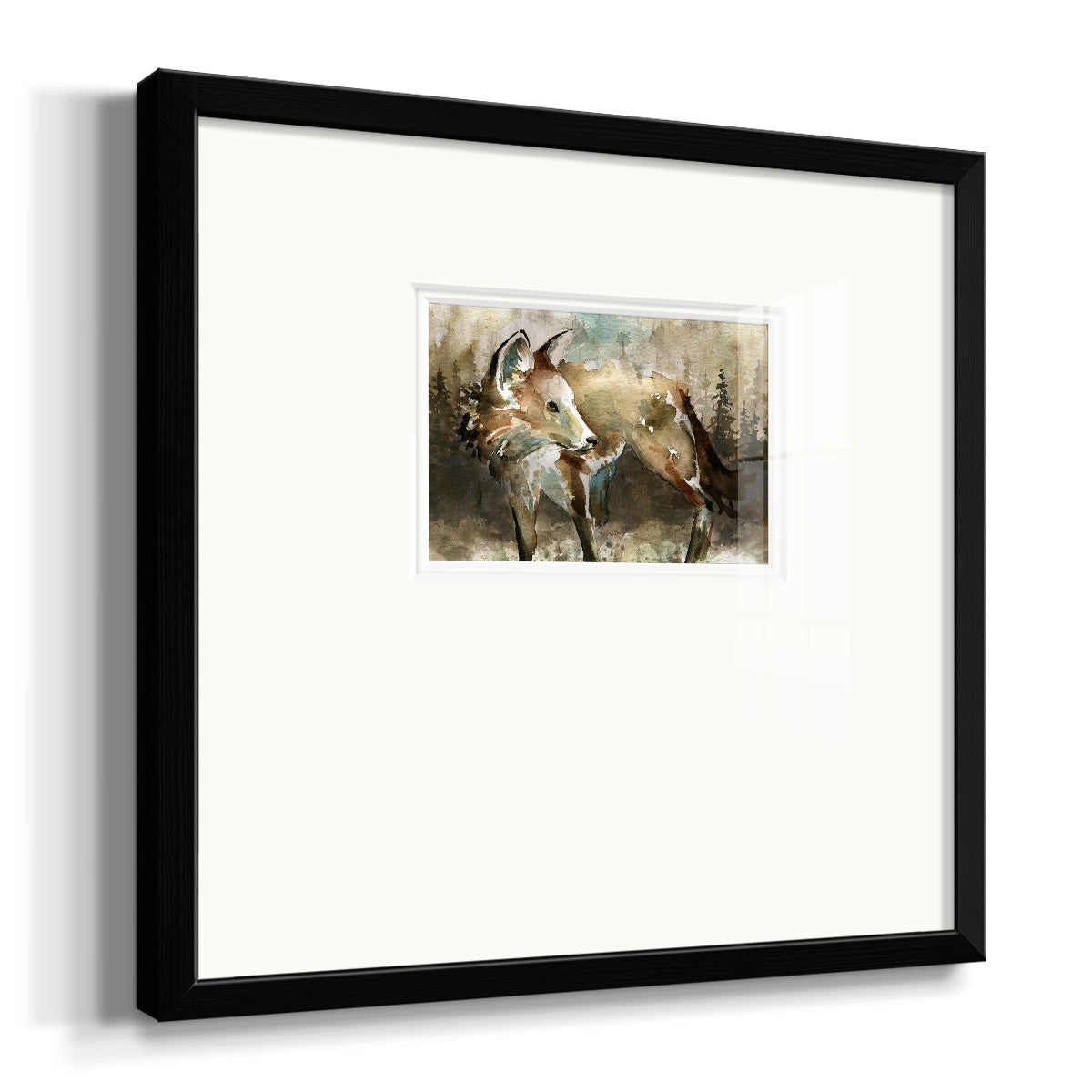 Lodge Twilight I Premium Framed Print Double Matboard