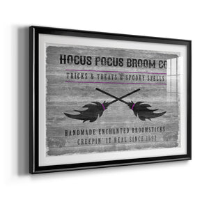 Hocus Pocus Broom Co. - Modern Framed Art Print