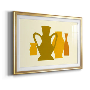 Posing Pottery I - Modern Framed Art Print