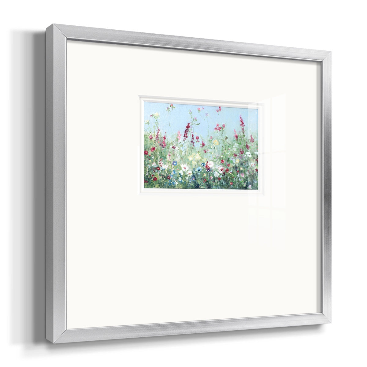 Sweet Summer Meadow Premium Framed Print Double Matboard