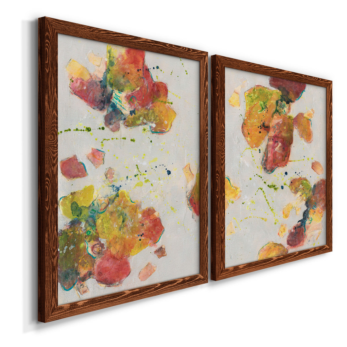 Attracting Love I - Premium Framed Canvas 2 Piece Set - Ready to Hang