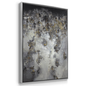 Meteor Showers - Framed Premium Gallery Wrapped Canvas L Frame - Ready to Hang