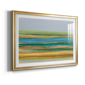 Parallel Striae II - Modern Framed Art Print